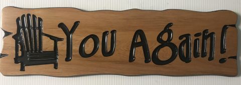 Joke Wooden Sign